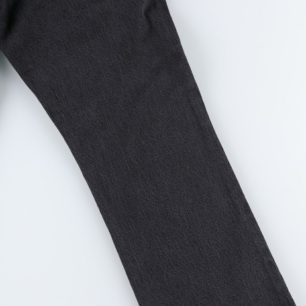 Levi's/リーバイス RIBCAGE CROP BOOT ブラックデニム ブーツカットデニムパンツ
