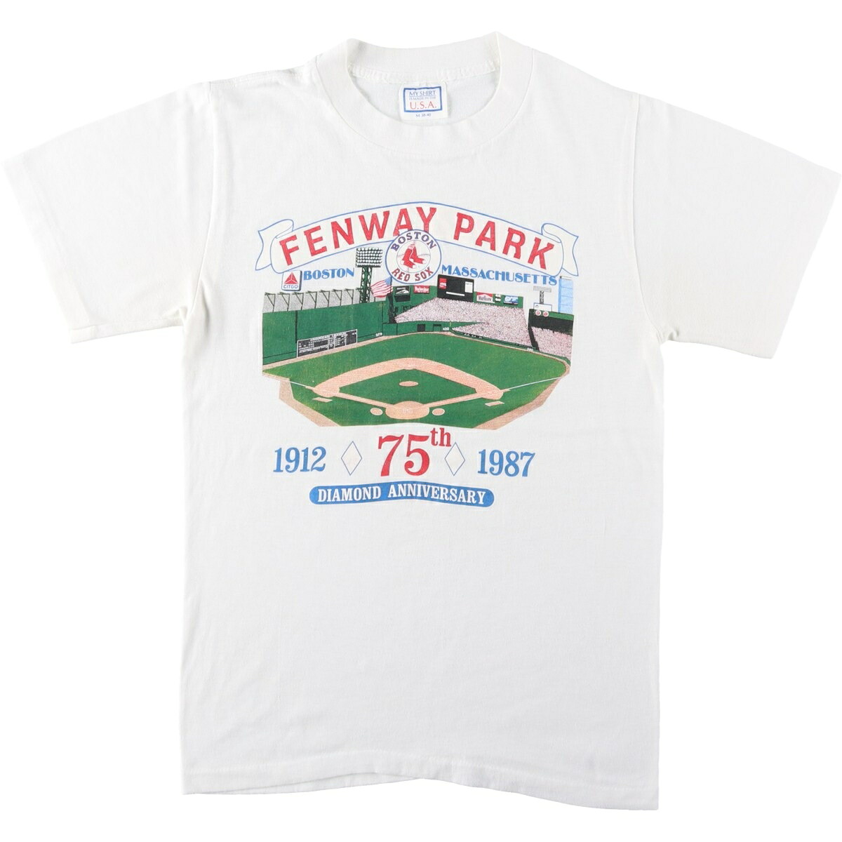 MY SHIRT MLB BOSTON RED SOX ボストンレッドソックス スポーツプリントTシャツ