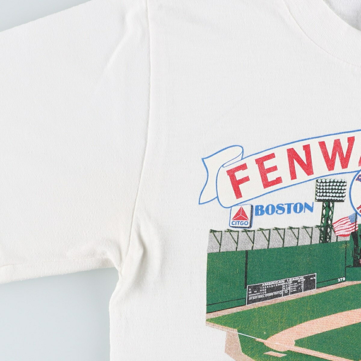 古着 80年代 MY SHIRT MLB BOSTON RED SOX ボストンレッドソックス スポーツプリントTシャツ USA製 メンズM相当 ヴィンテージ /eaa641805 【中古】 【260820】