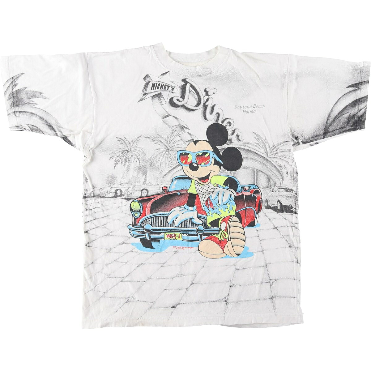 SHELLYS/シェリーズ MICKEY MOUSE ミッキーマウス キャラクタープリントTシャツ