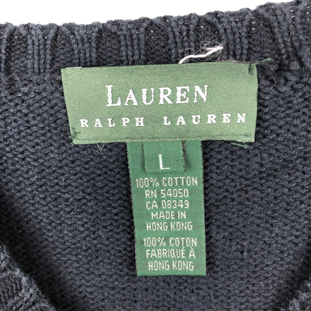 Ralph Lauren/ラルフローレン LAUREN ローレン コットンニットセーター