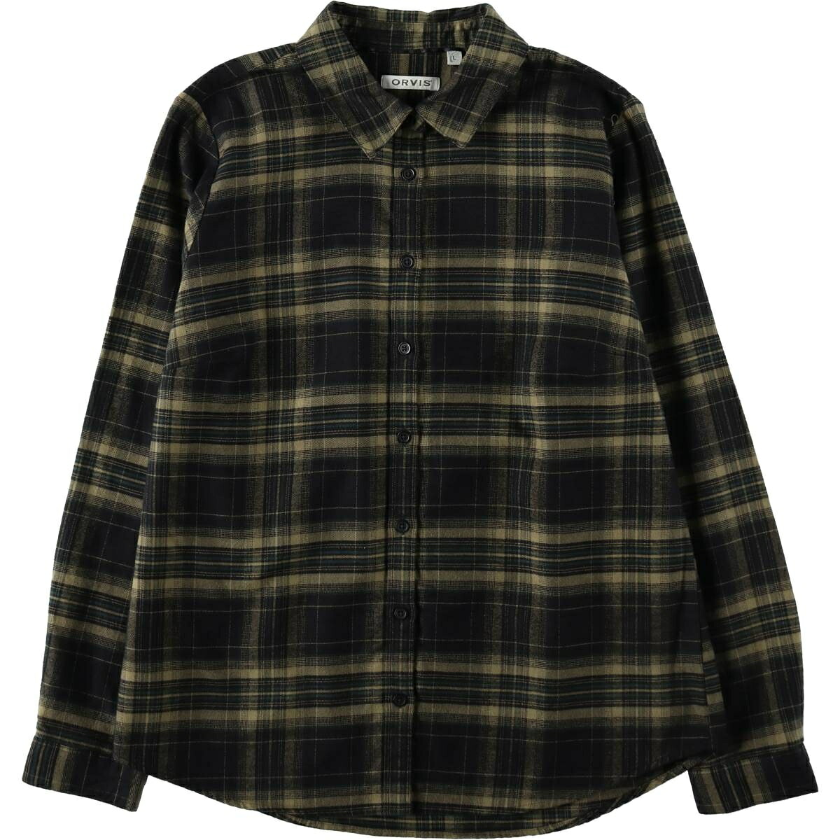 ORVIS/オービス 長袖 フランネルチェックシャツ