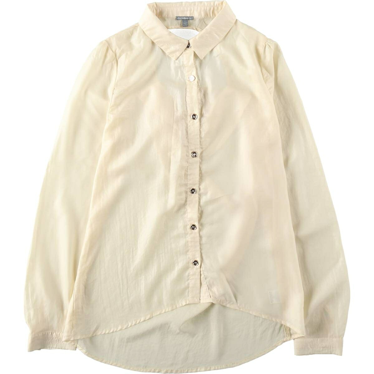 Charlotte Russe 長袖 シースルーシャツ