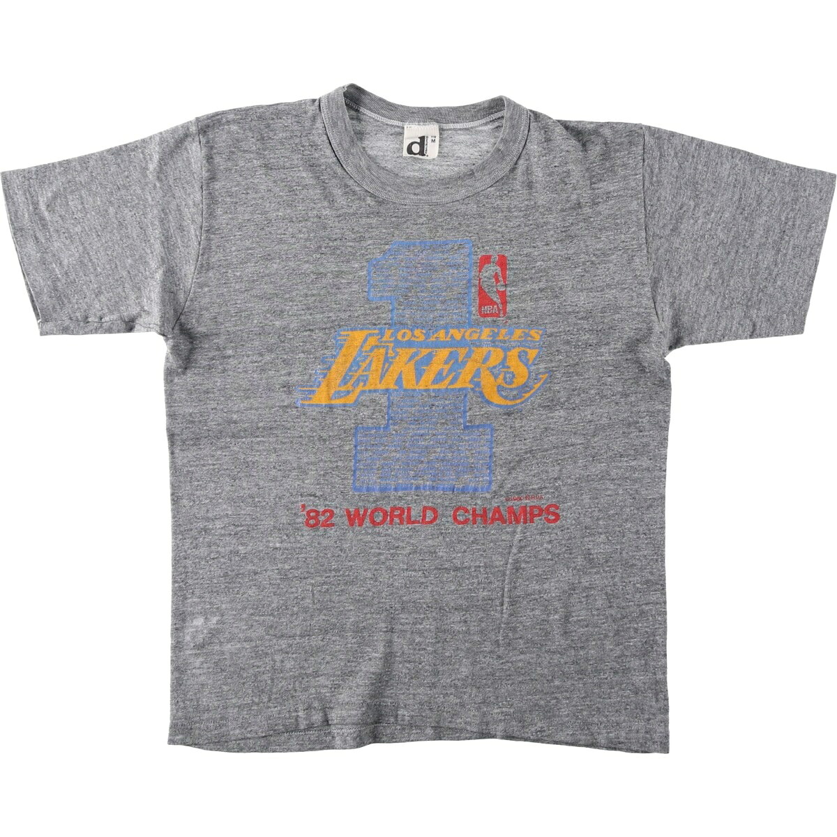 downerwear NBA LOS ANGELES LAKERS ロサンゼルス レイカーズ ロゴTシャツ