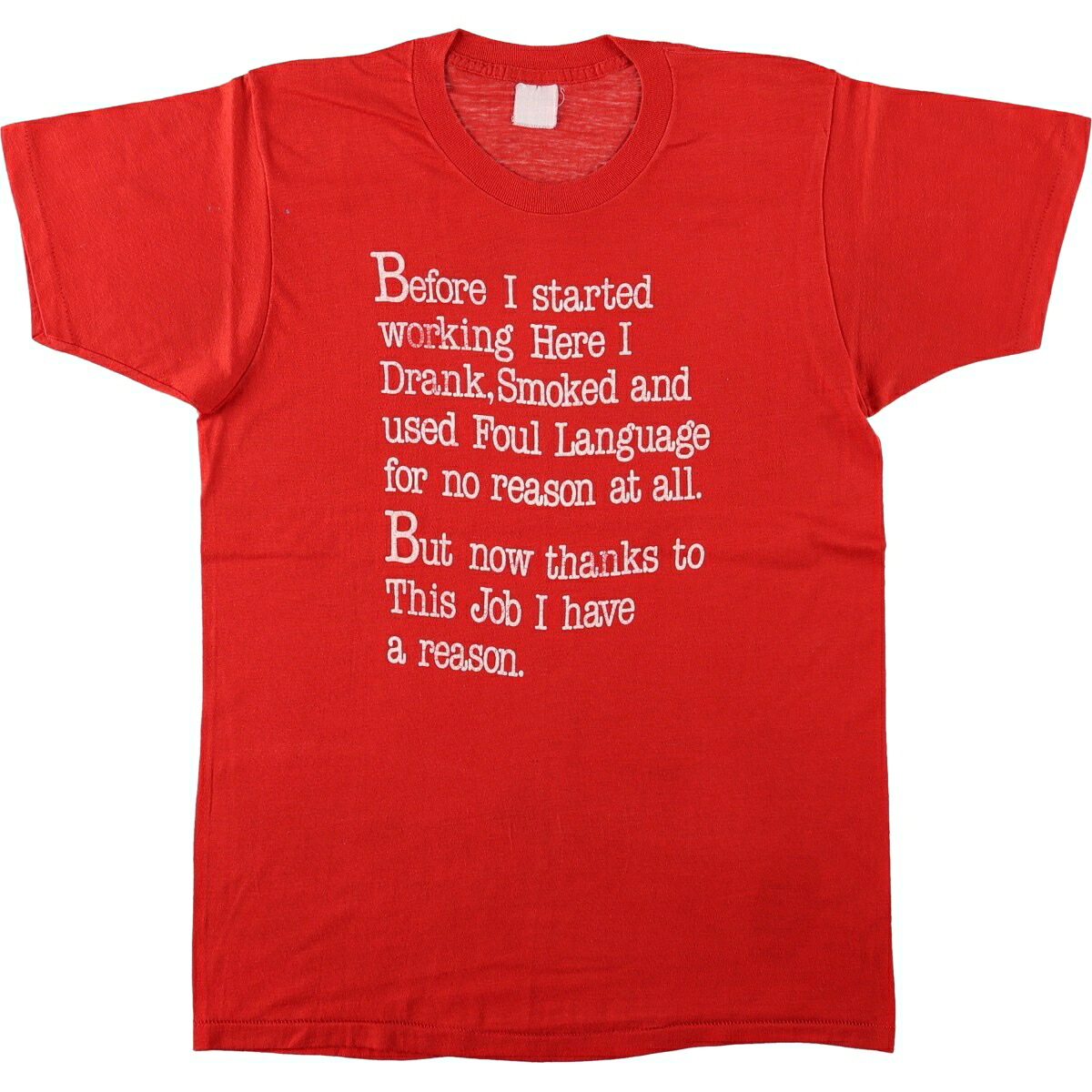 メッセージプリントTシャツ