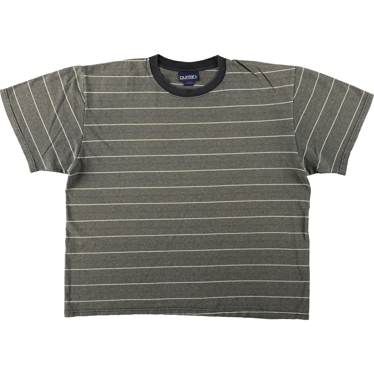 puritan/ピューリタン ボーダーTシャツ