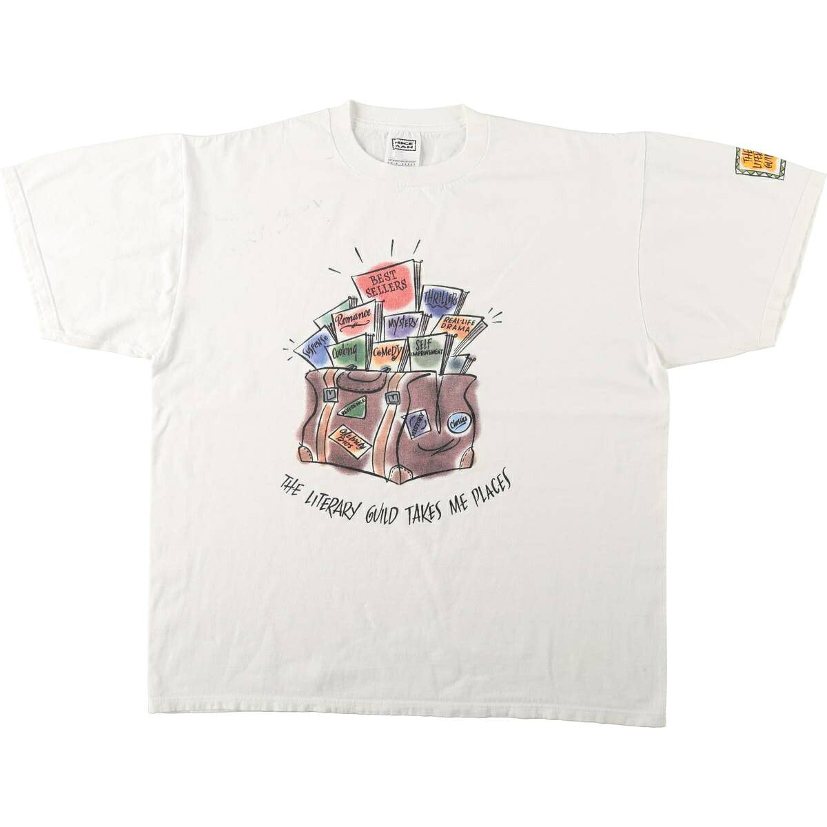 NICE MAN THE LITERARY GUILD  プリントTシャツ