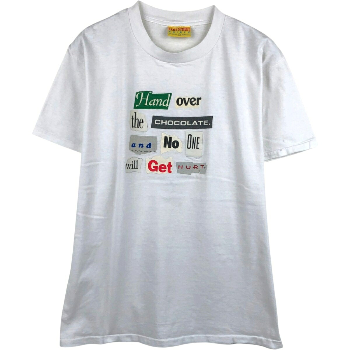 LAKE STREET メッセージプリントTシャツ