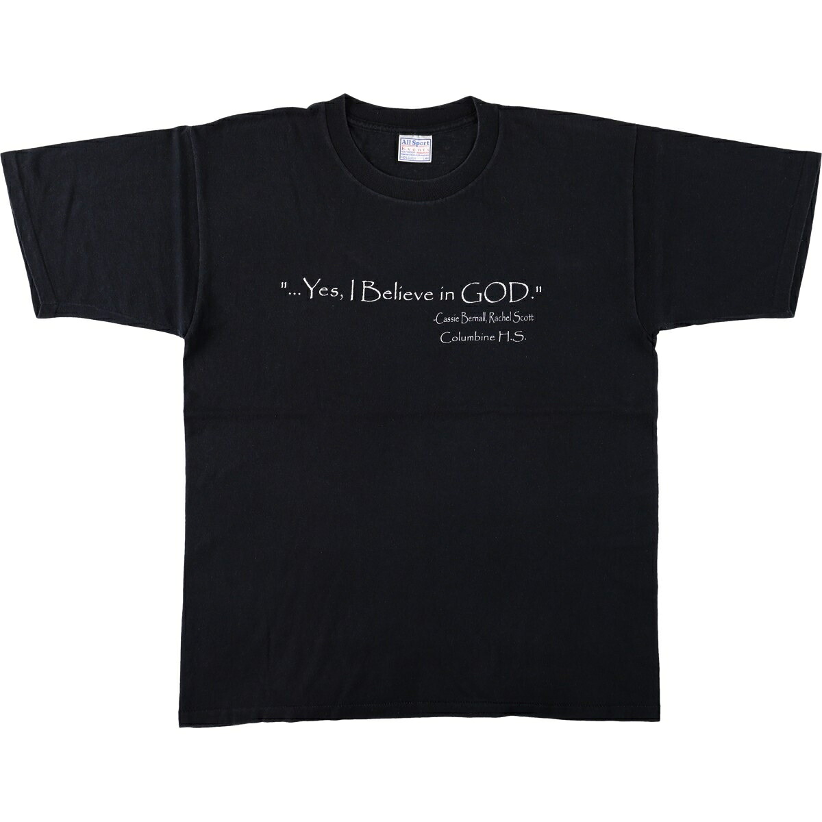 All Sports Events メッセージプリントTシャツ