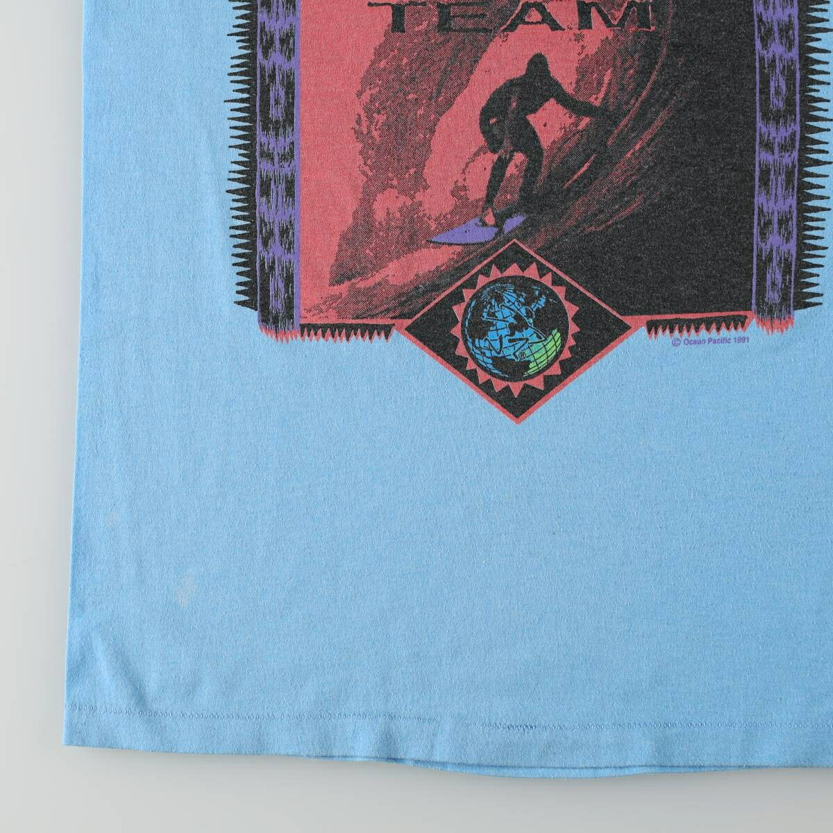 Ocean pacific/オーシャンパシフィック 銀タグ サーフ スケートTシャツ