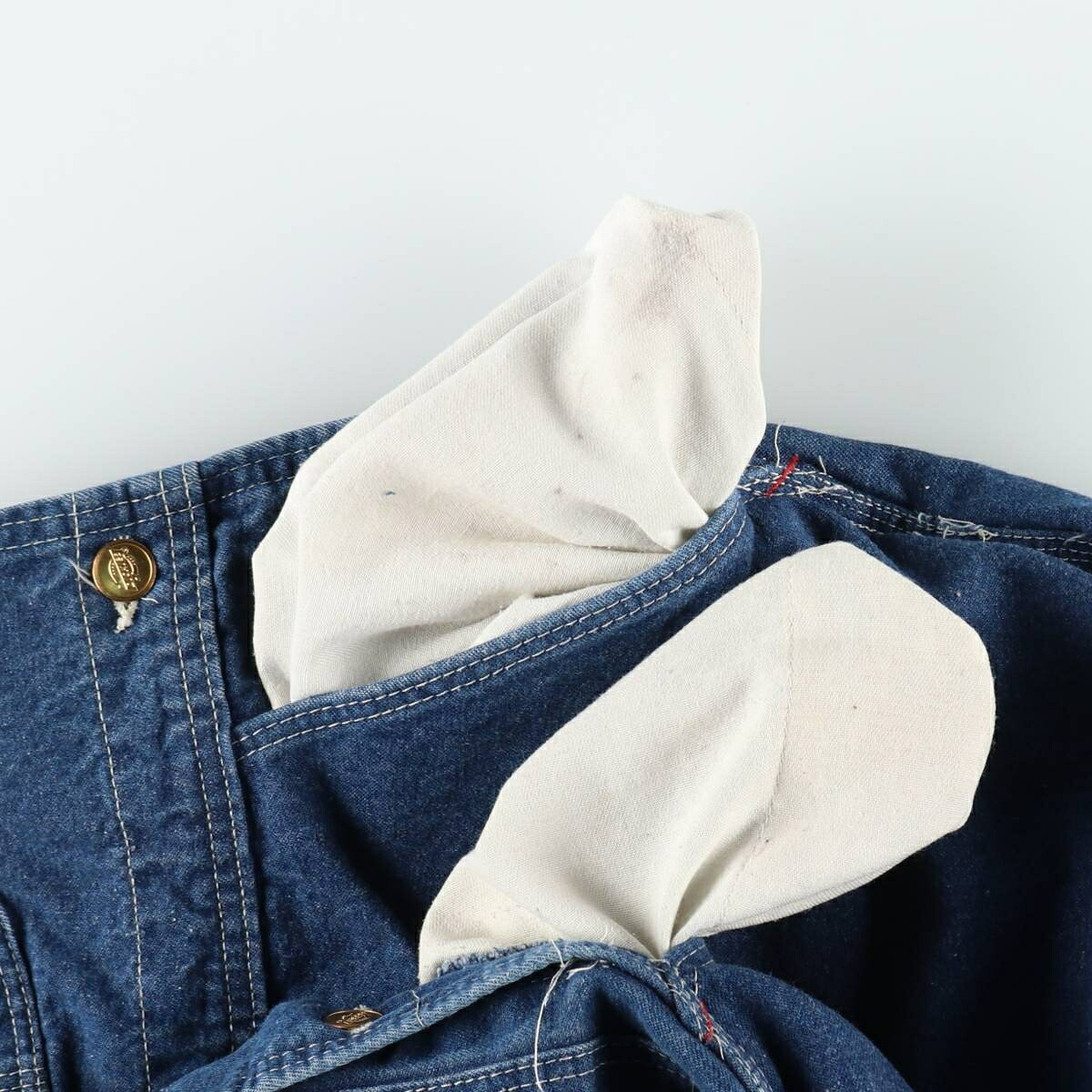 古着 ディッキーズ Dickies デニムオーバーオール USA製 メンズw36相当 /eaa642941 【中古】 【260521】