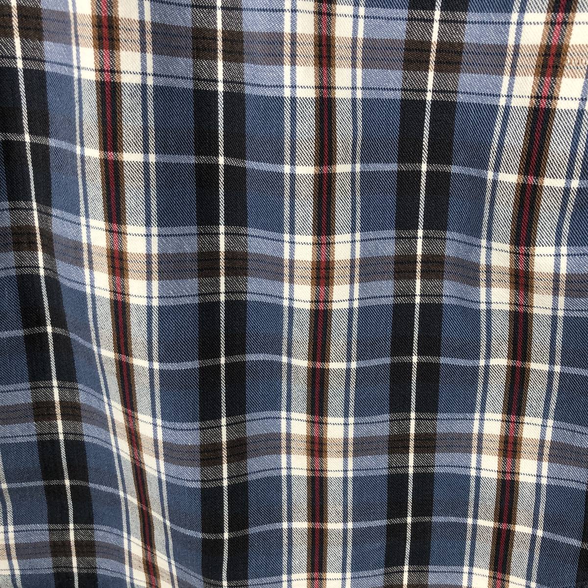 Eddie Bauer/エディーバウアー Elkhorn Twill 長袖 コットンチェックシャツ