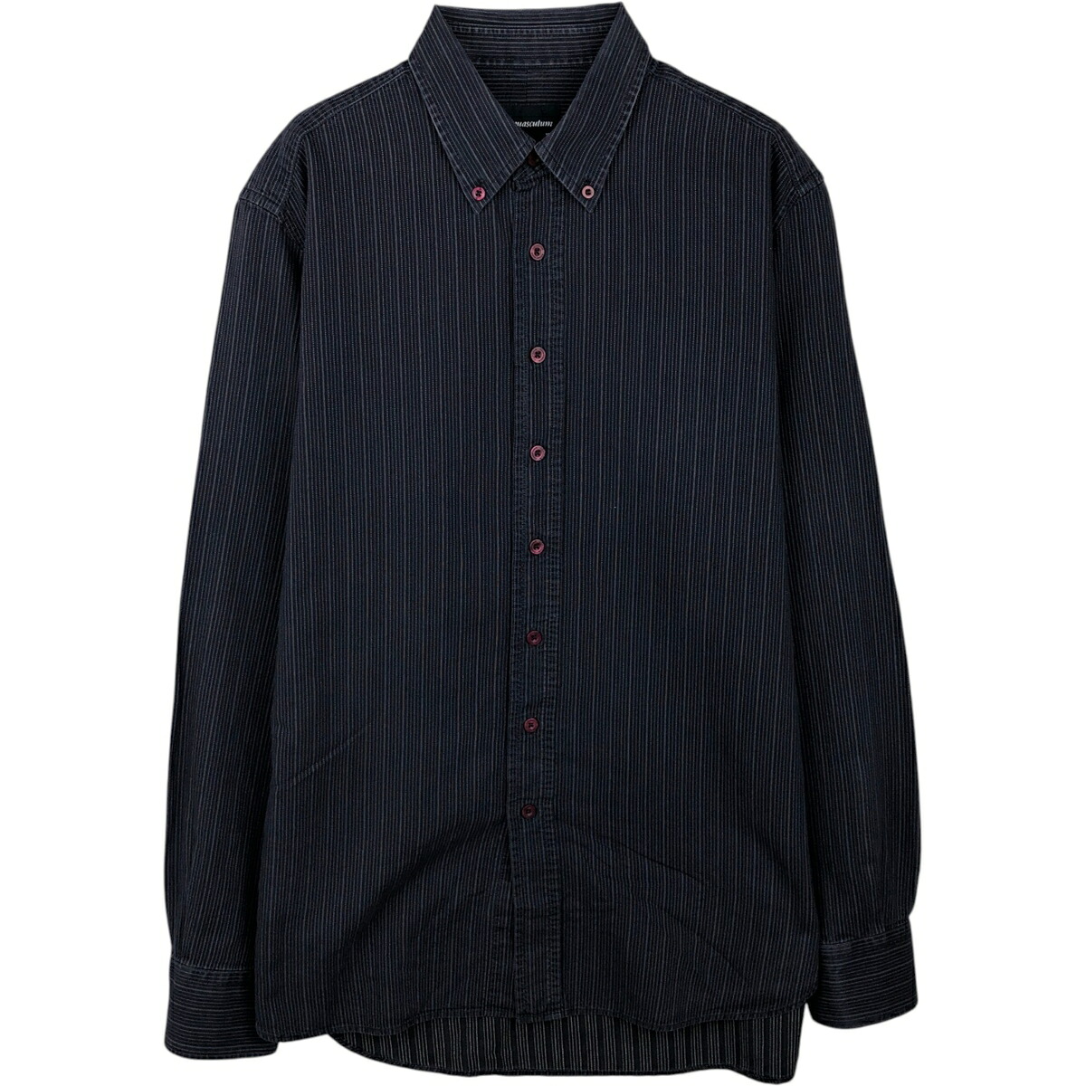 Aquascutum/アクアスキュータム 長袖 ボタンダウンストライプシャツ