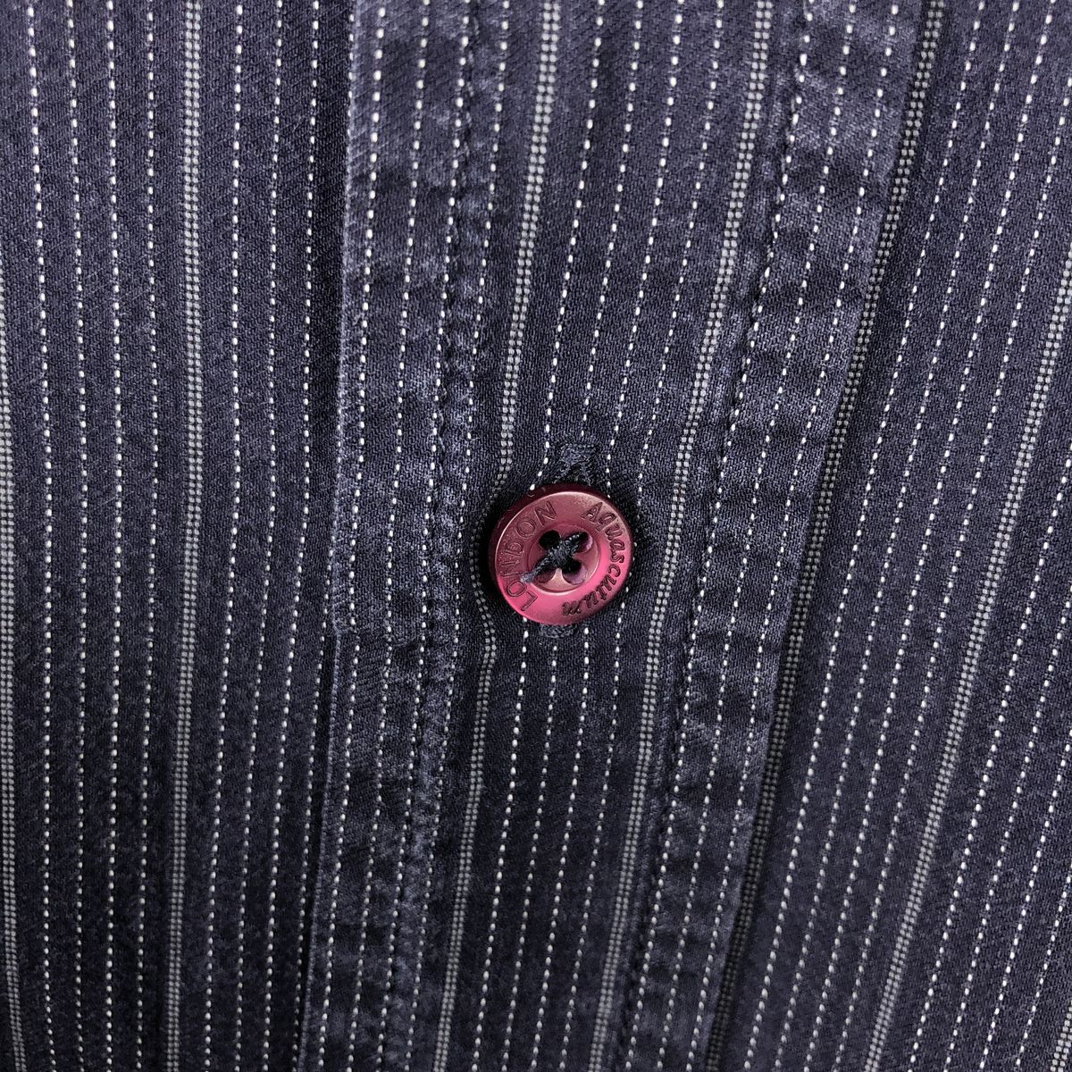 Aquascutum/アクアスキュータム 長袖 ボタンダウンストライプシャツ