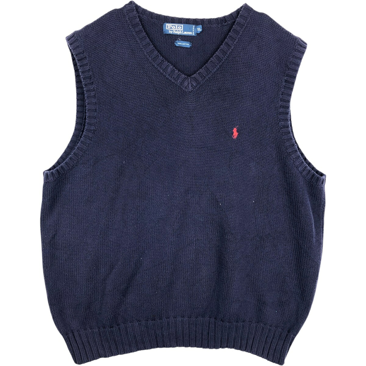 Ralph Lauren/ラルフローレン POLO by Ralph Lauren Vネック コットンニットベスト