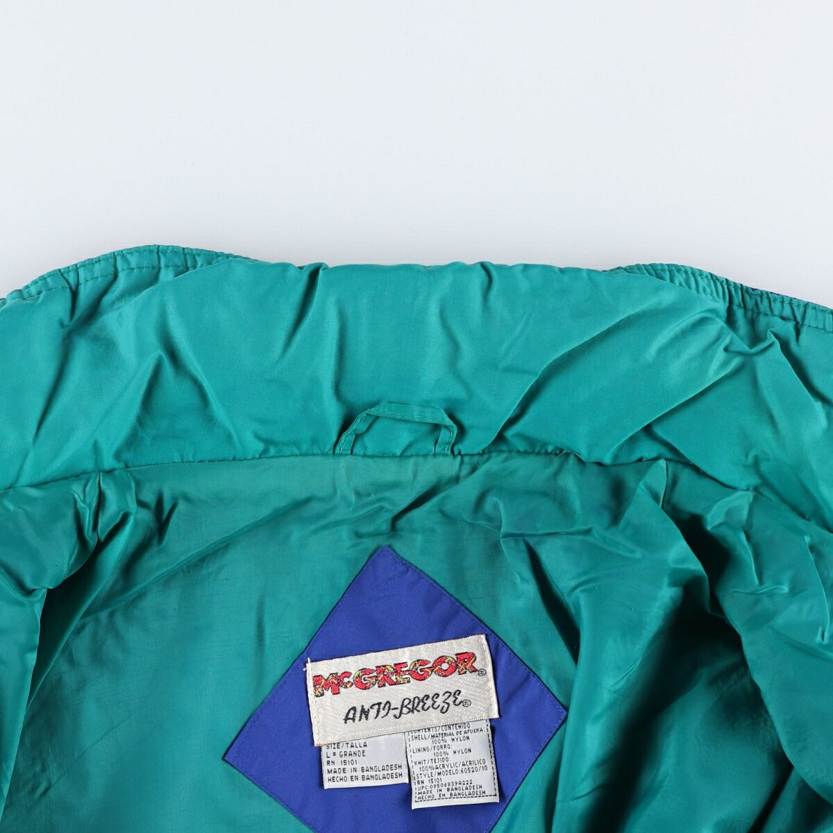 古着 90年代 マックレガー McGREGOR ANTI-BREEZE ナイロンジャケット メンズL相当 ヴィンテージ /eaa643700 【中古】 【260516】