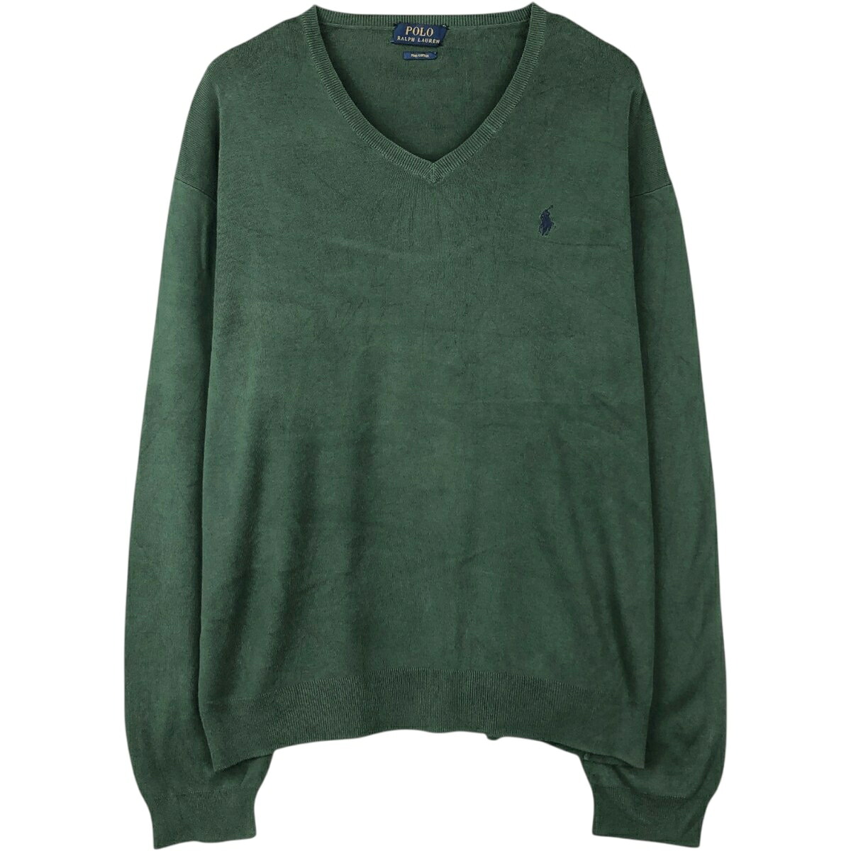 Ralph Lauren/ラルフローレン POLO RALPH LAUREN  Vネック ピマコットンニットセーター