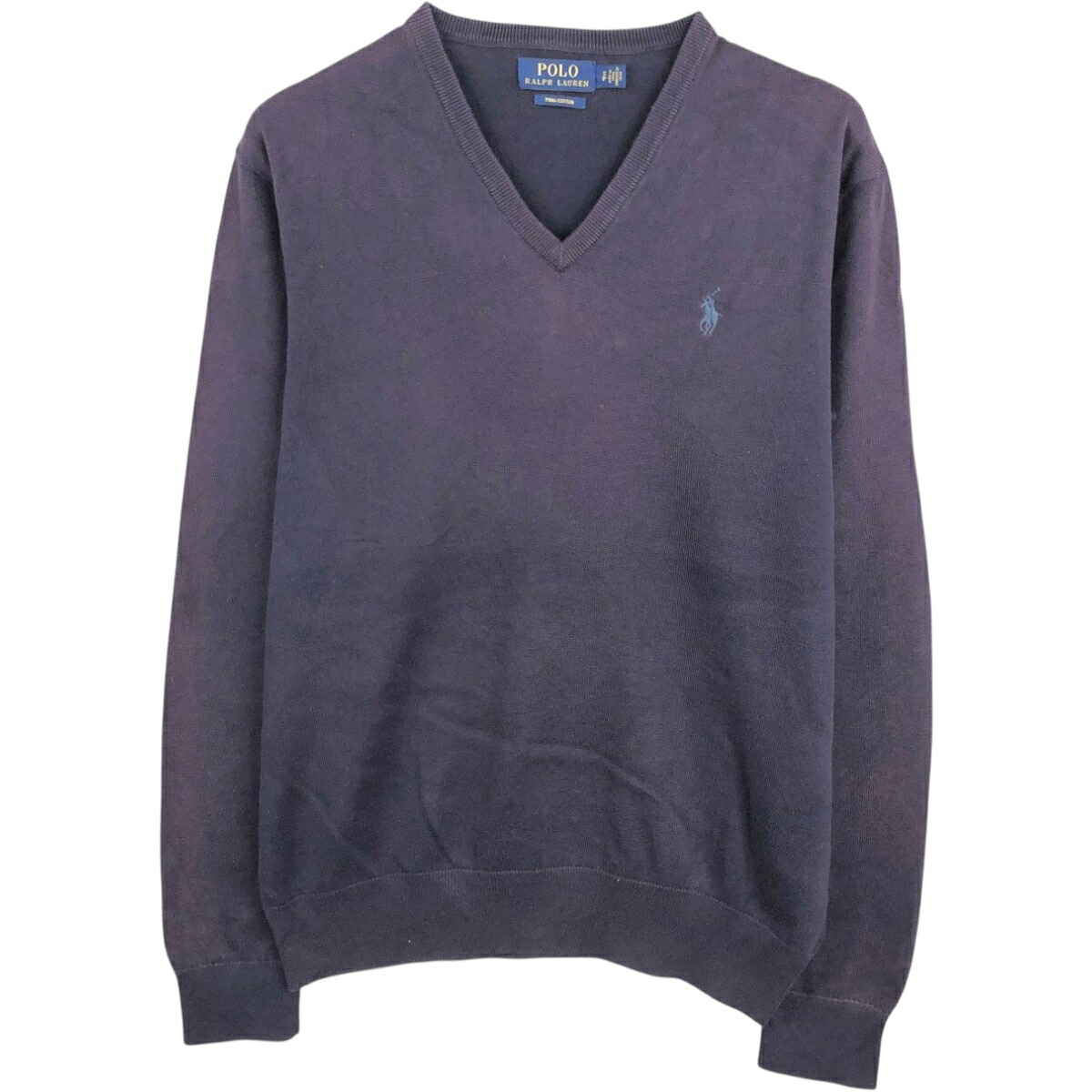 Ralph Lauren/ラルフローレン POLO RALPH LAUREN PIMA COTTON Vネック ピマコットンニットセーター