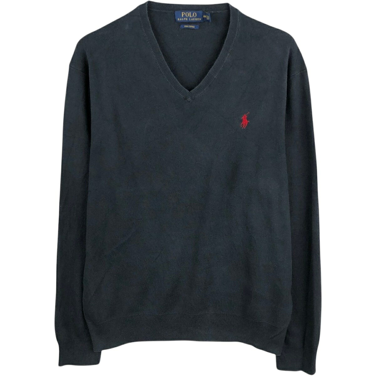 Ralph Lauren/ラルフローレン POLO RALPH LAUREN PIMA COTTON Vネック ピマコットンニットセーター