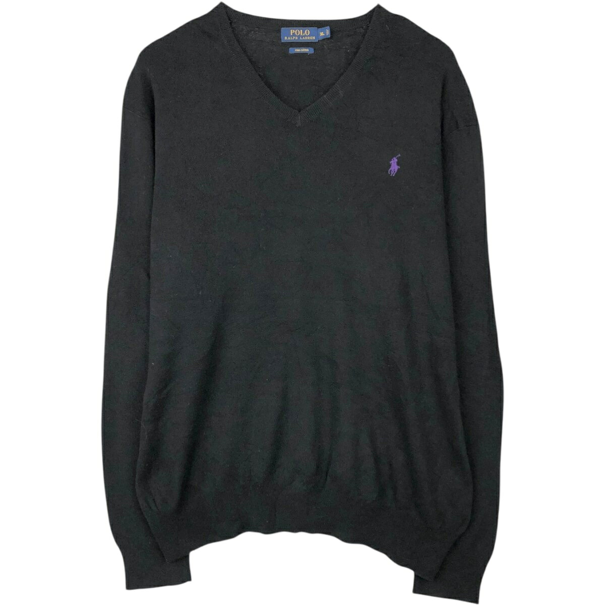 Ralph Lauren/ラルフローレン POLO RALPH LAUREN Vネック ピマコットンニットセーター