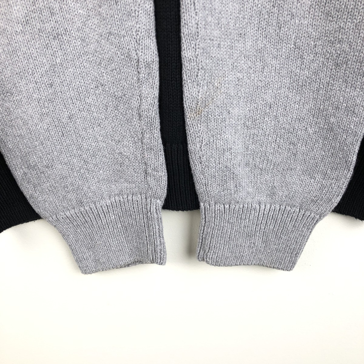 古着 ダナキャランニューヨーク DKNY ツートン コットンニットセーター メンズM相当 /eaa654190 【中古】 【260816】