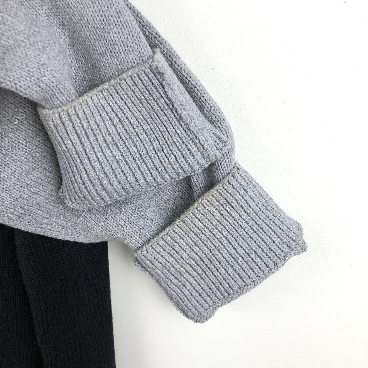 古着 ダナキャランニューヨーク DKNY ツートン コットンニットセーター メンズM相当 /eaa654190 【中古】 【260816】