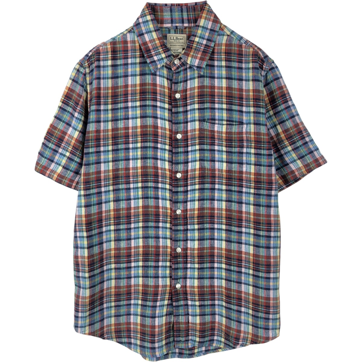 L.L.Bean/エルエルビーン 半袖 リネンシャツ