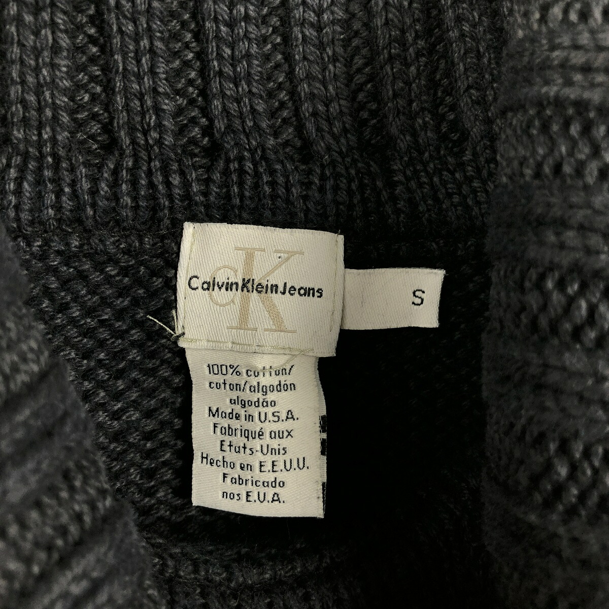 Calvin klein/カルバンクライン コットンニットセーター