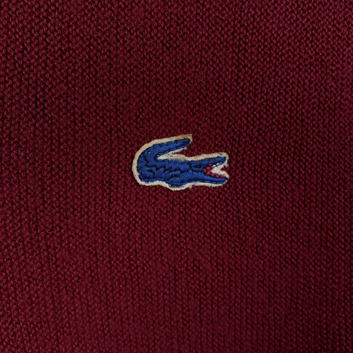 古着 70～80年代 ラコステ LACOSTE IZOD Vネック アクリルニットセーター メンズL相当 ヴィンテージ /eaa654404 【中古】 【260802】