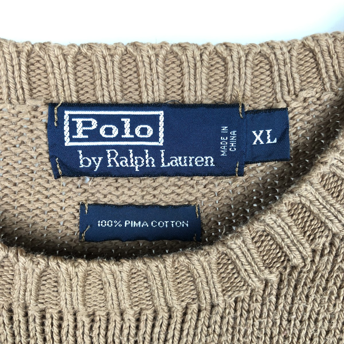 Ralph Lauren/ラルフローレン POLO by Ralph Lauren ピマコットンニットセーター