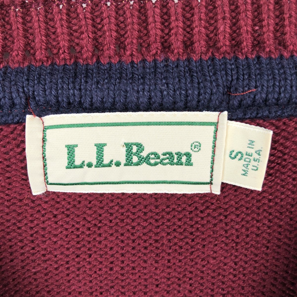 L.L.Bean/エルエルビーン コットンニットセーター