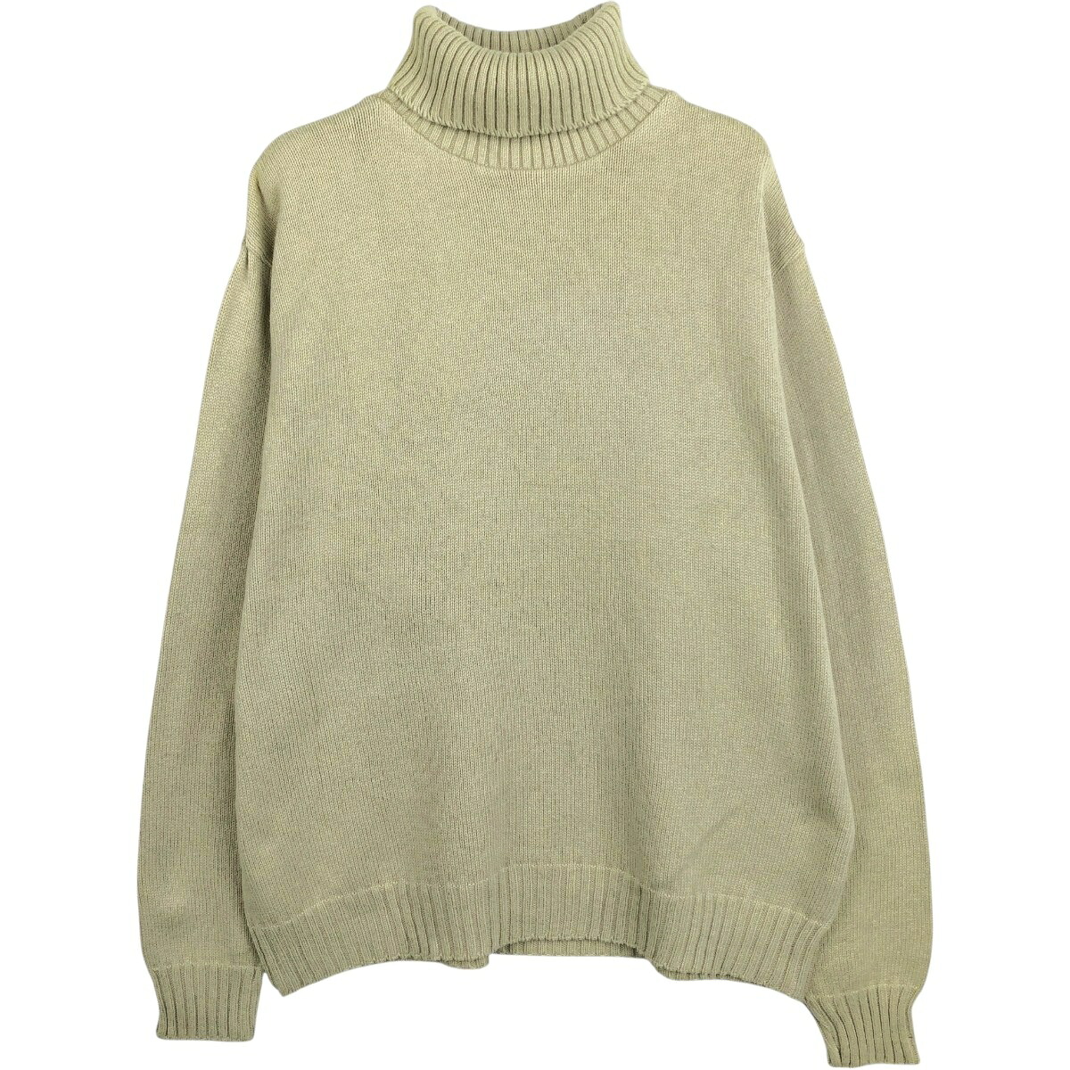 L.L.Bean/エルエルビーン タートルネック コットンニットセーター