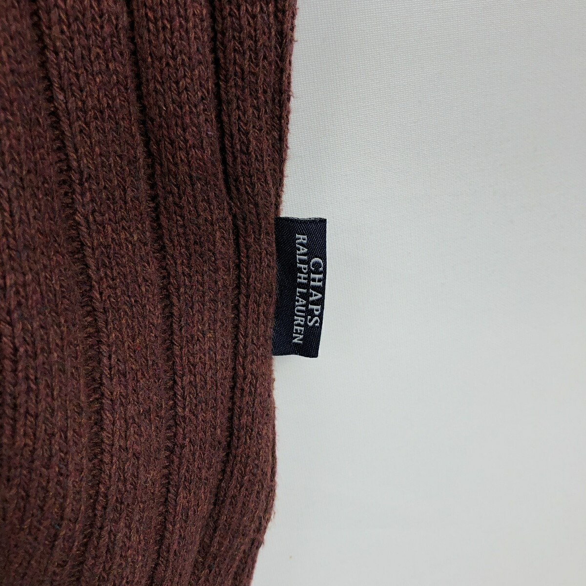 Ralph Lauren/ラルフローレン CHAPS チャップス Vネック コットンニットセーター