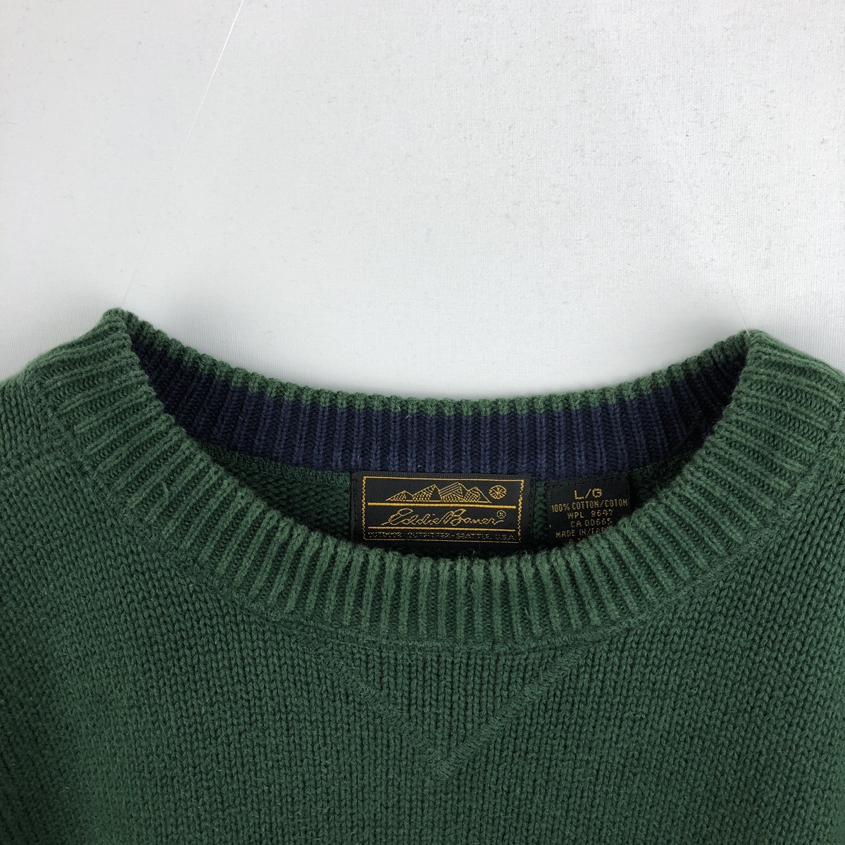 Eddie Bauer/エディーバウアー 黒タグ コットンニットセーター
