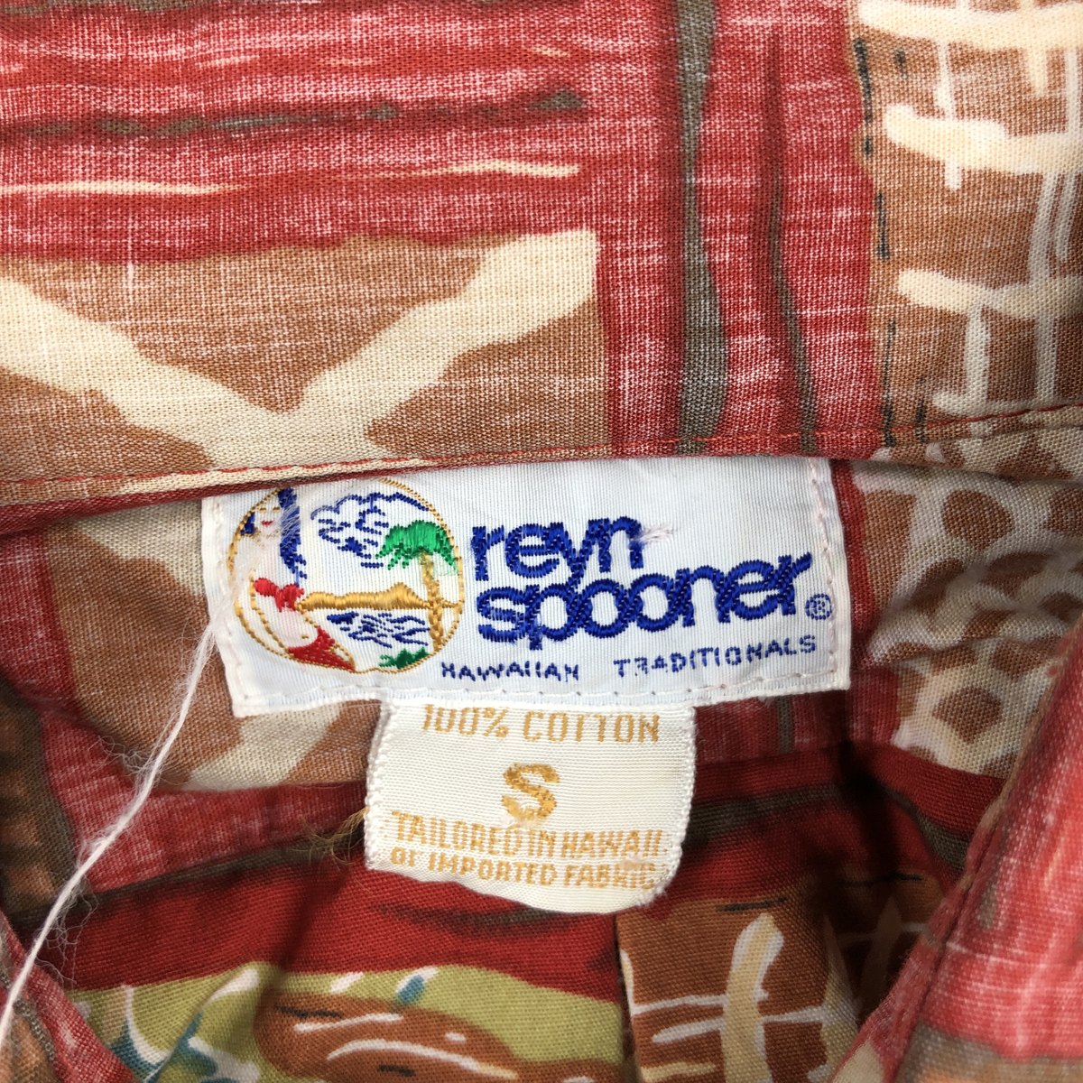 REYNSPOONER/レインスプーナー 水着タグ ビキニタグ ハワイアンアロハシャツ