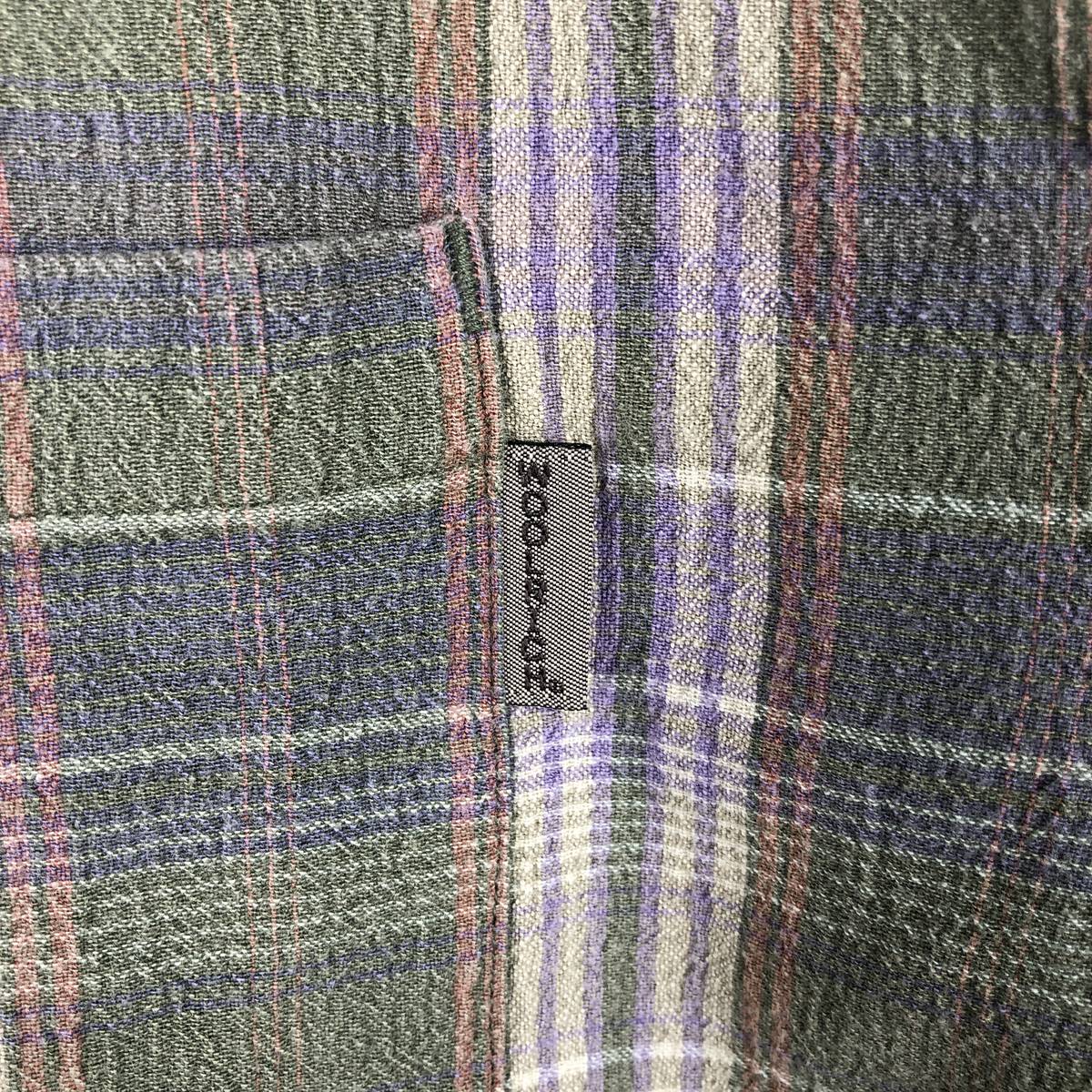 WOOLRICH/ウールリッチ 半袖 ボタンダウン チェックシャツ