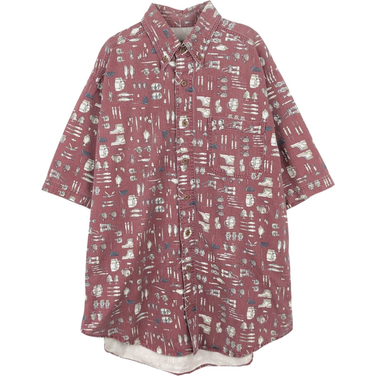 WOOLRICH/ウールリッチ 半袖 ボタンダウンシャツ