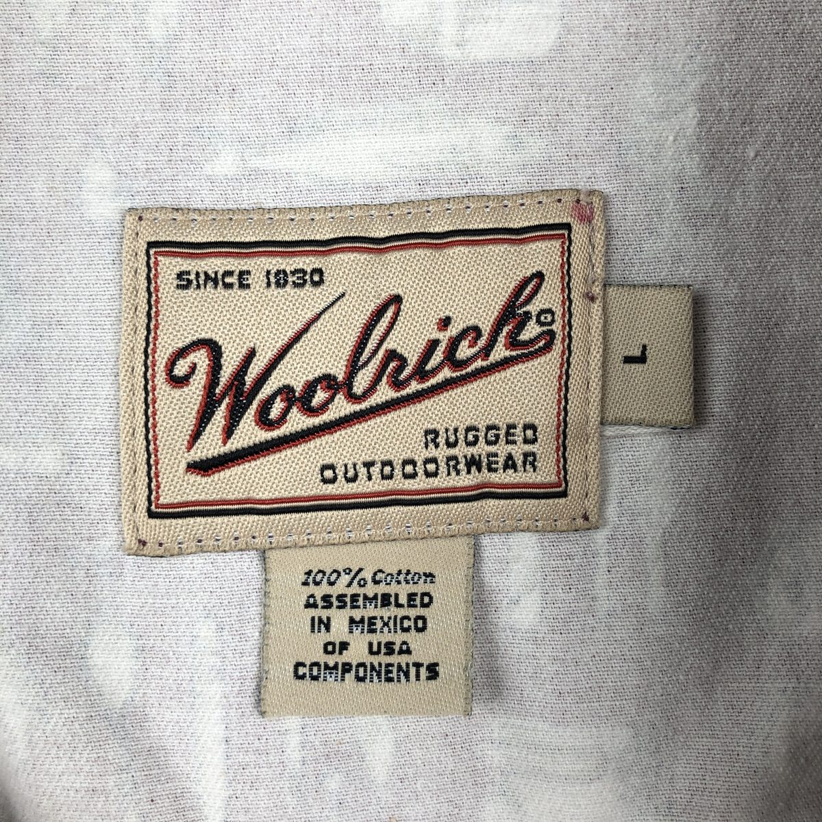 WOOLRICH/ウールリッチ 半袖 ボタンダウンシャツ