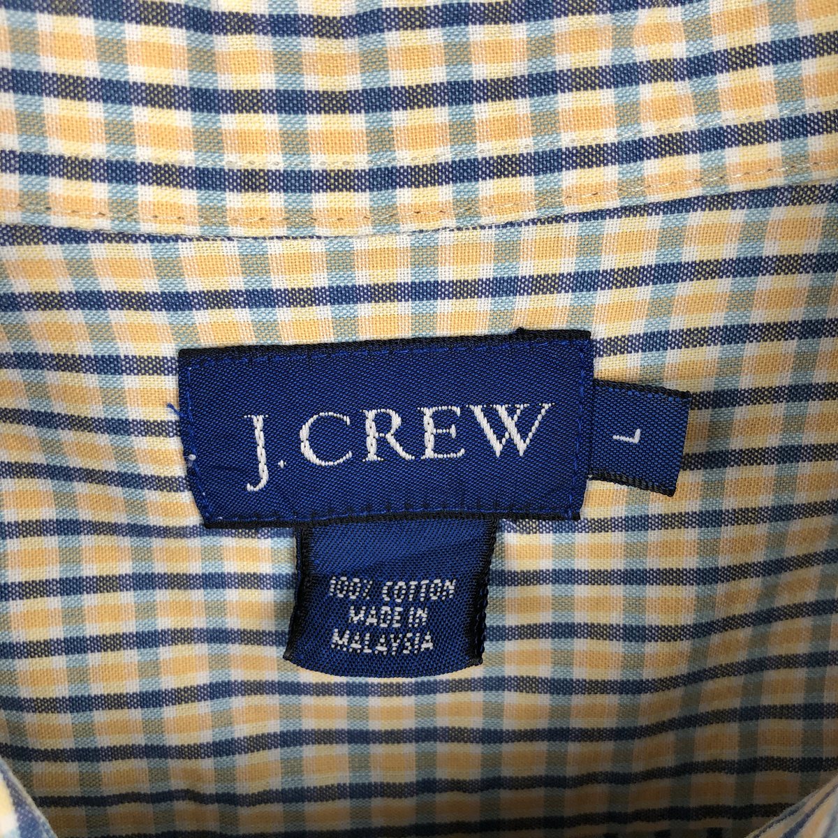 古着 90年代 ジェイクルー J.Crew 半袖 コットン チェックシャツ ボックスシャツ メンズL相当 ヴィンテージ /eaa655474 【中古】 【260707】