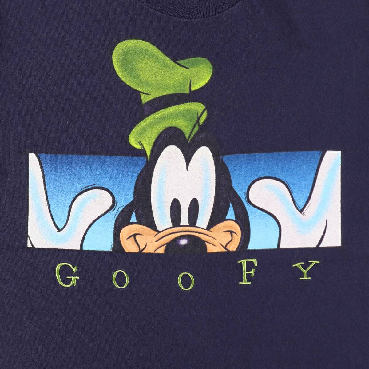 DISNEY/ディズニー GOOFY グーフィー キャラクタープリントTシャツ