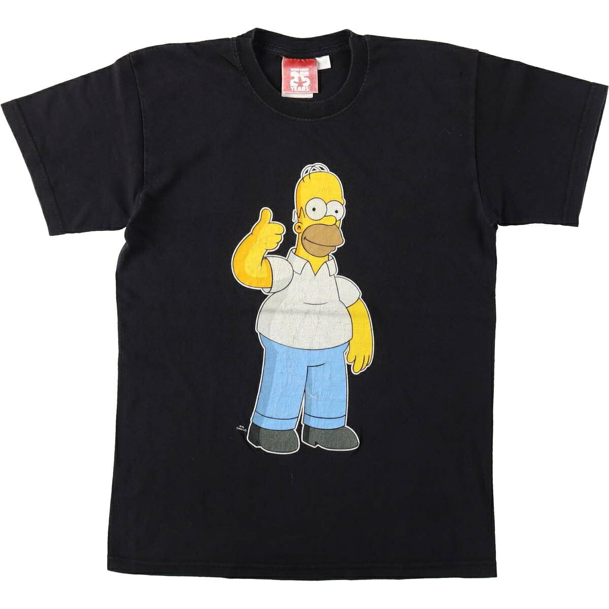 THE SIMPSONS シンプソンズ キャラクタープリントTシャツ