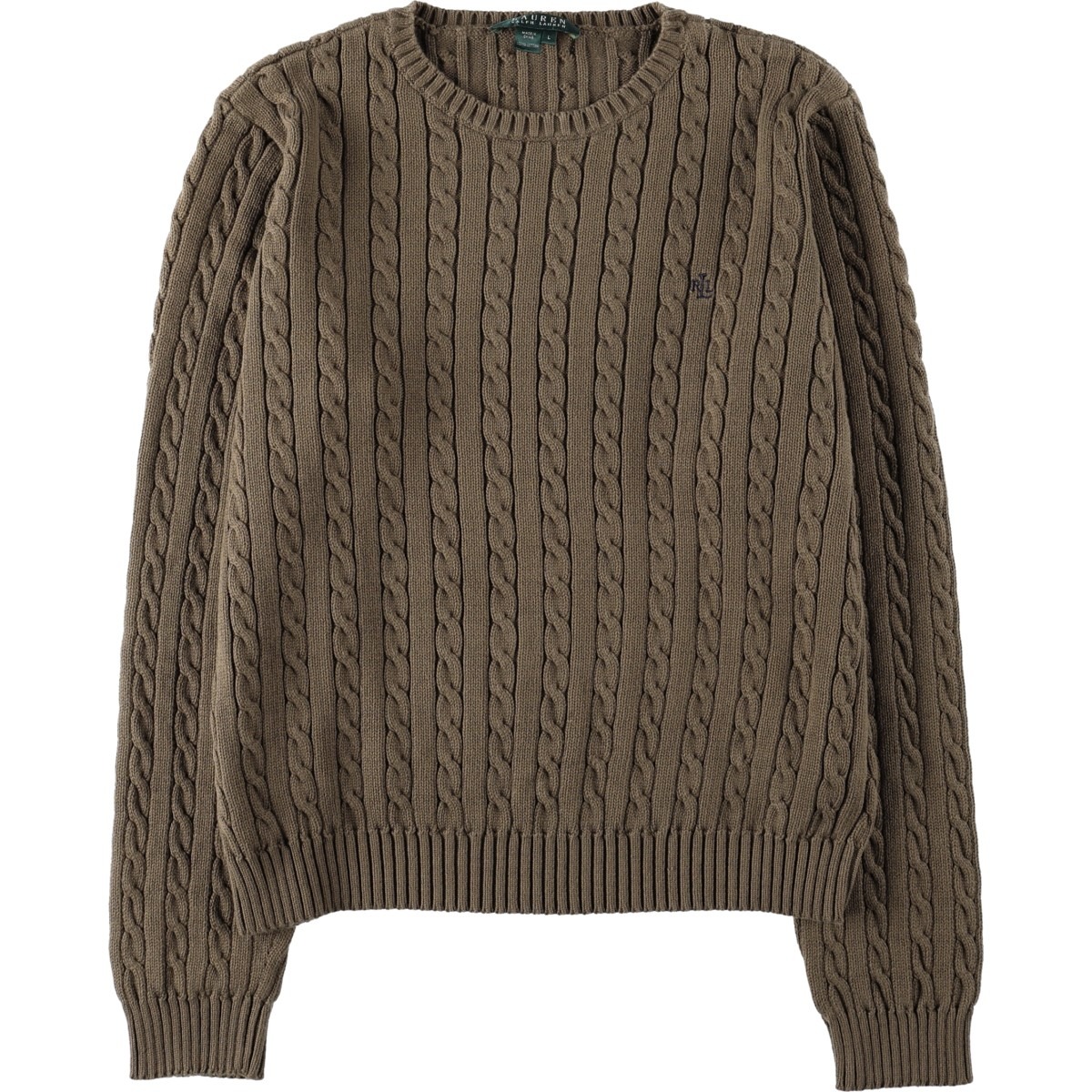 Ralph Lauren/ラルフローレン LAUREN ローレン コットンニットセーター