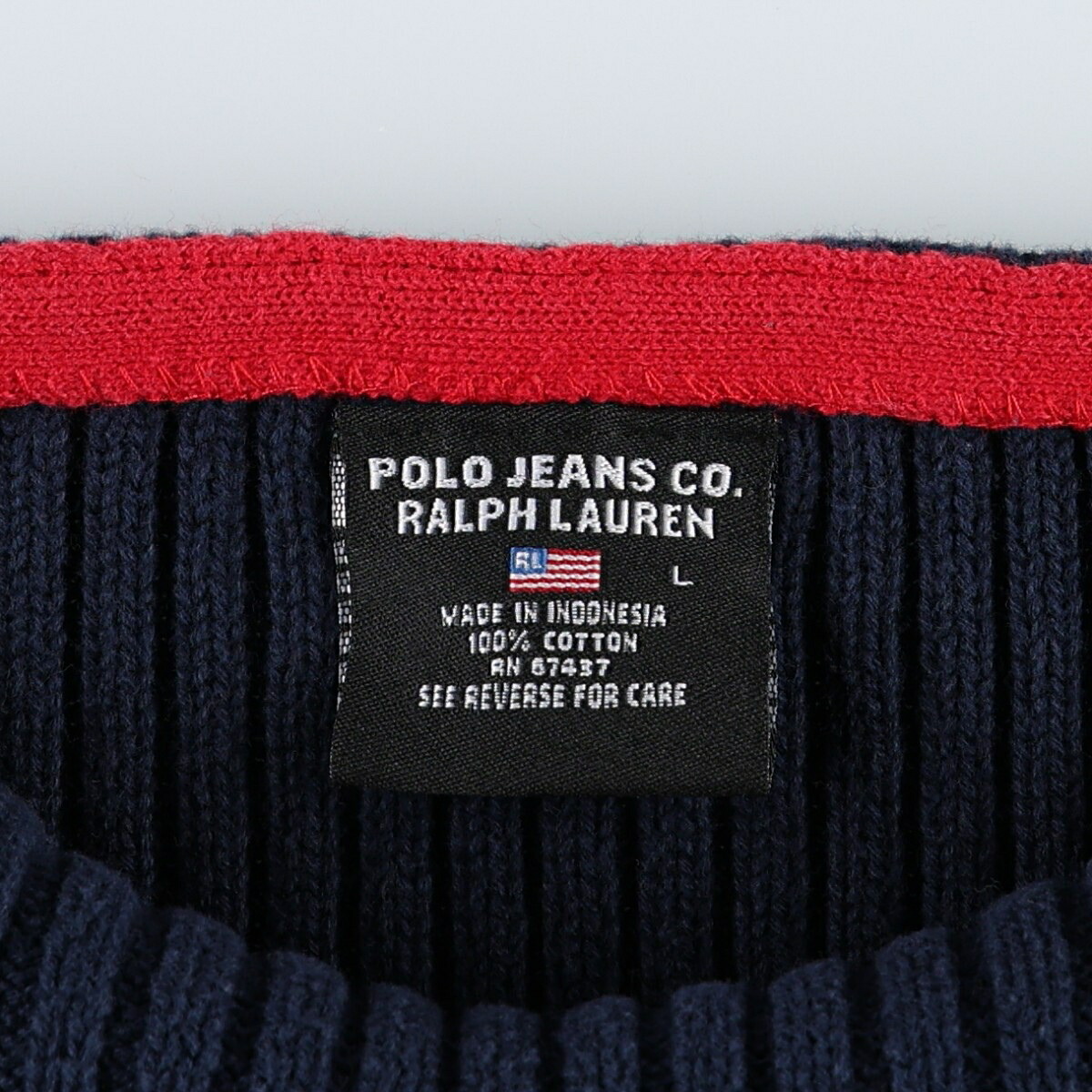 Ralph Lauren/ラルフローレン POLO JEANS COMPANY コットンニットセーター