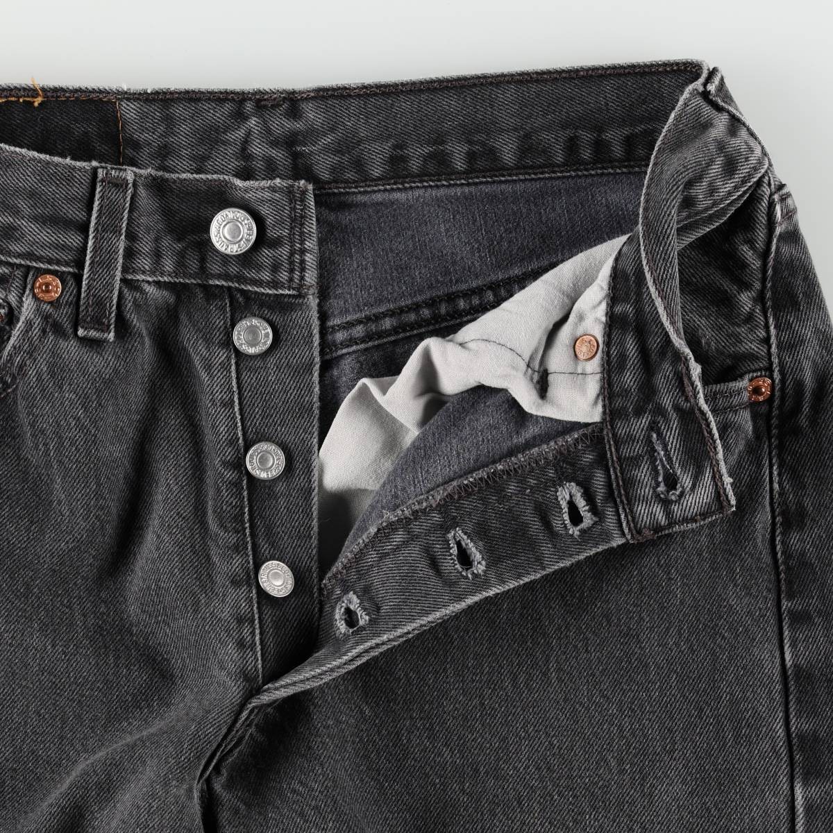Levi's/リーバイス 501 ブラックデニム ストレートデニムパンツ