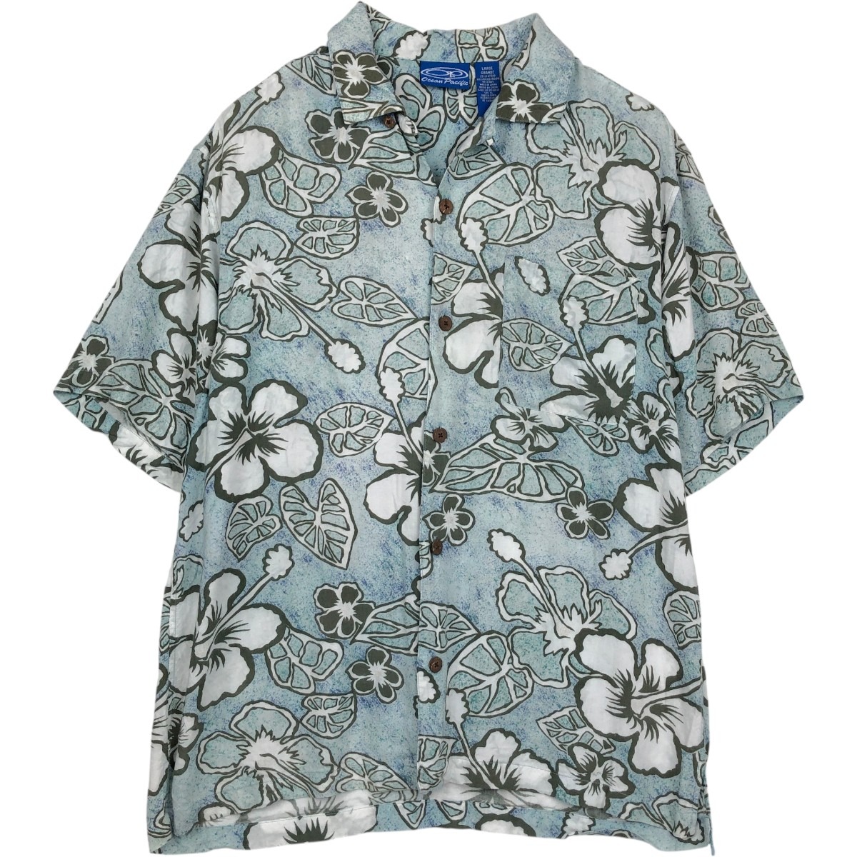 Ocean pacific/オーシャンパシフィック レーヨン ハワイアンアロハシャツ