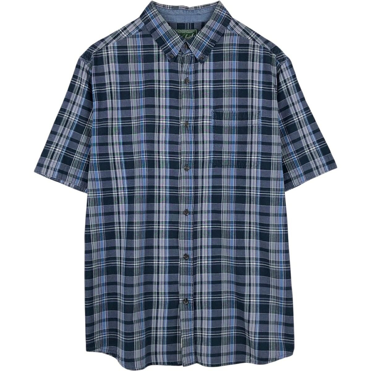 WOOLRICH/ウールリッチ 半袖 ボタンダウン チェックシャツ