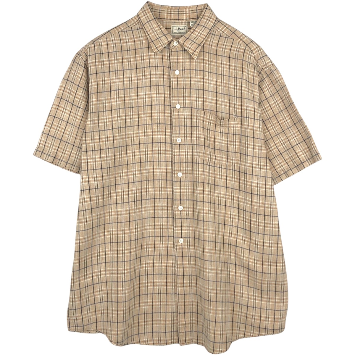 L.L.Bean/エルエルビーン 半袖 リネンシャツ