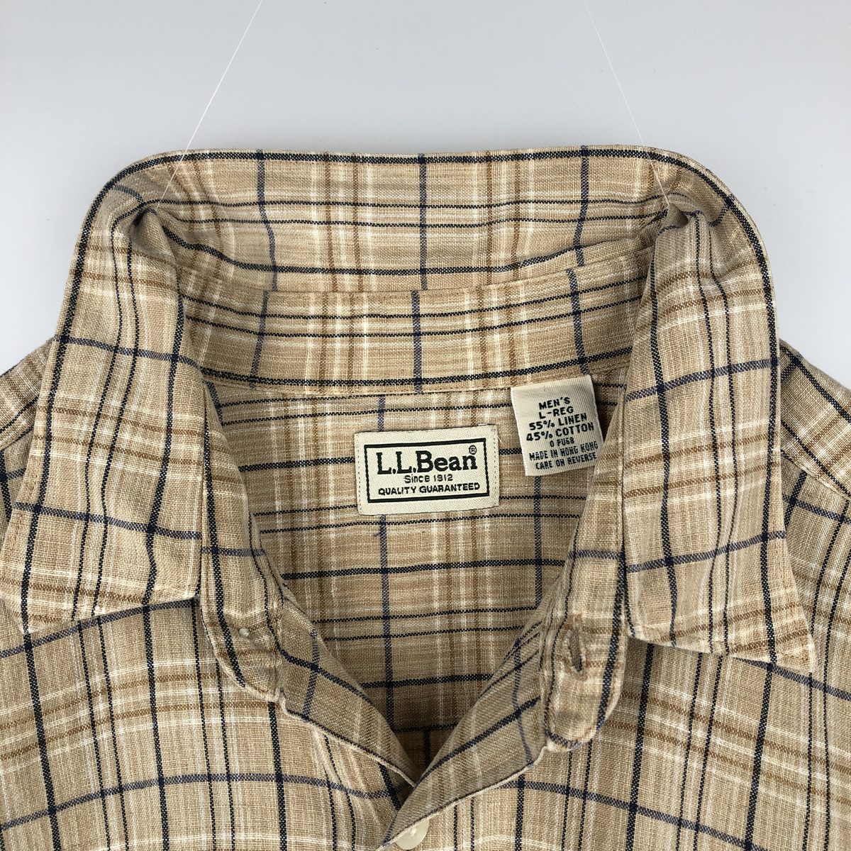 L.L.Bean/エルエルビーン 半袖 リネンシャツ