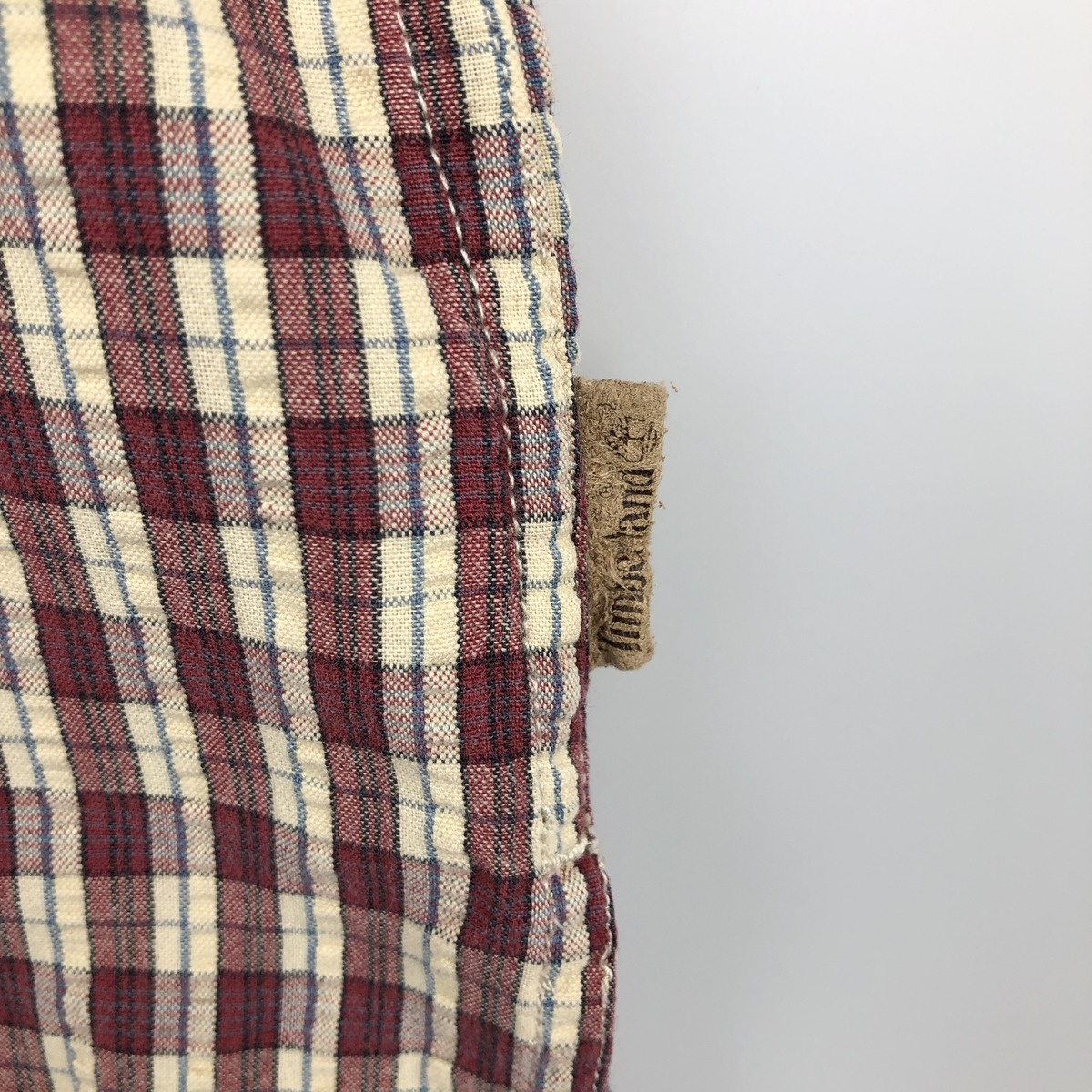 Timberland/ティンバーランド 半袖 コットン チェックシャツ