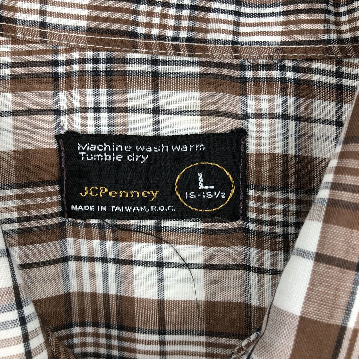 J.C.Penney/ジェイシーペニー 半袖 チェックシャツ